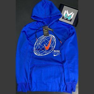 Nike Football Therma Dri-Fit Men's Sizes Hoodie Blue CW3365-480